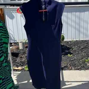 Elegant Navy Blue Dress